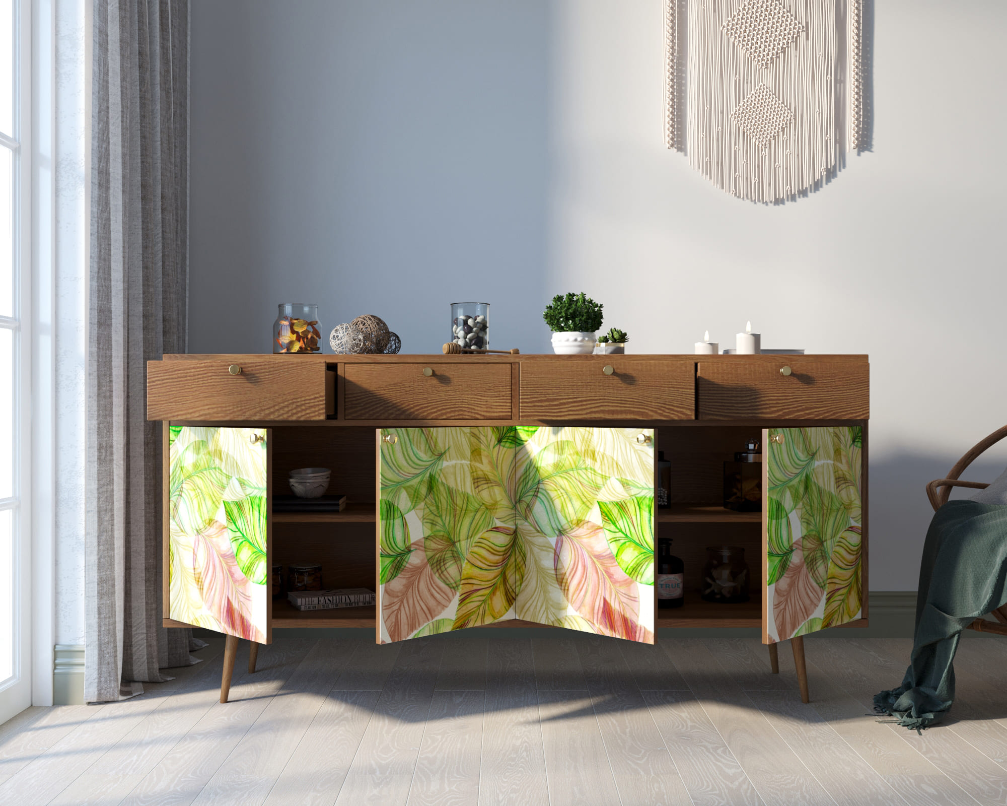 купить Комод "Berber" четыре дверки и четыре ящика 29 принт арт BB25/Print_29 в Москве купить Комод "Berber" четыре дверки и четыре ящика 29 принт арт BB25/Print_29