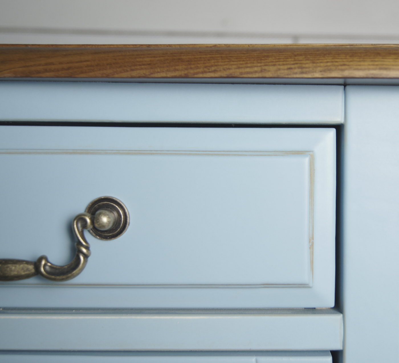 стильный Комод "Leontina Blue" (3 ящика и 3 двери) арт ST9344B