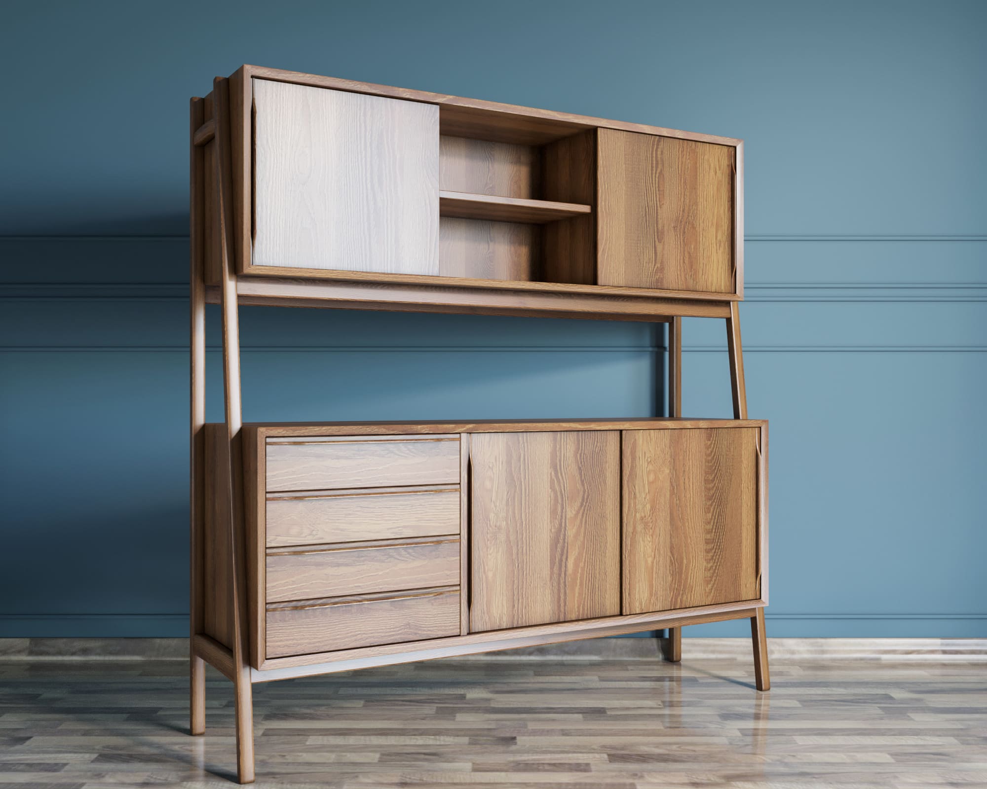 фото Буфет "Bruni" широкий арт BR37