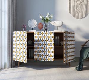 купить Комод "Berber" три дверки 22 принт арт BB01/Print_22