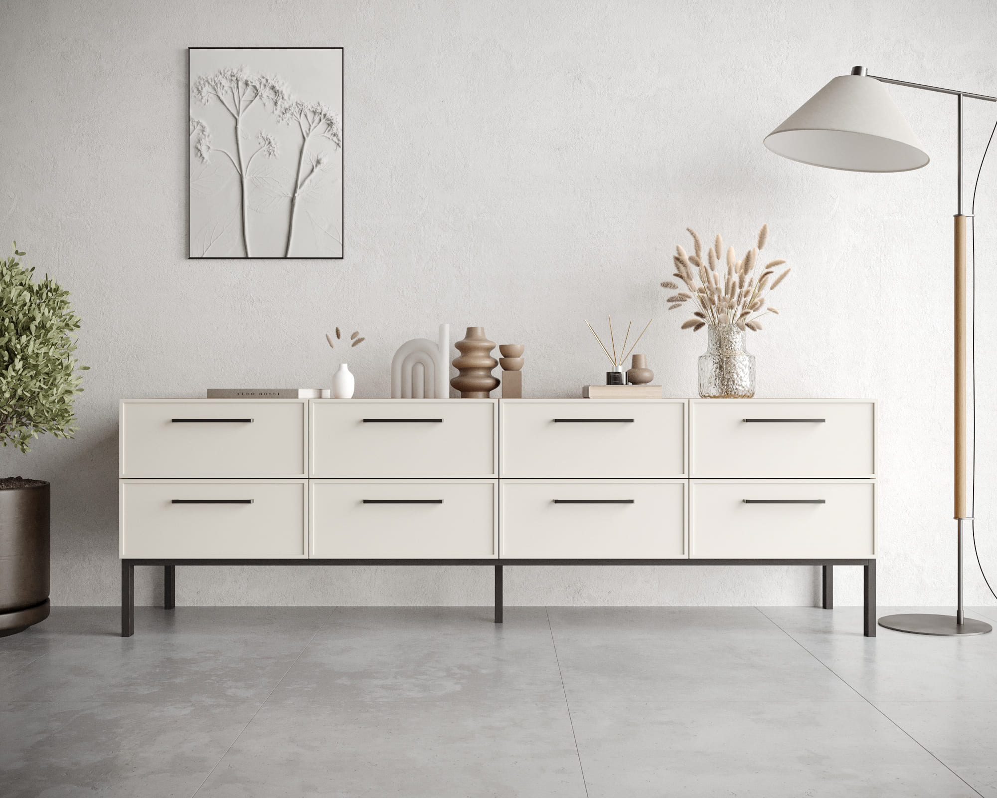 Комод с восемью ящиками "Nicole" арт NEM03 в интернет-магазине