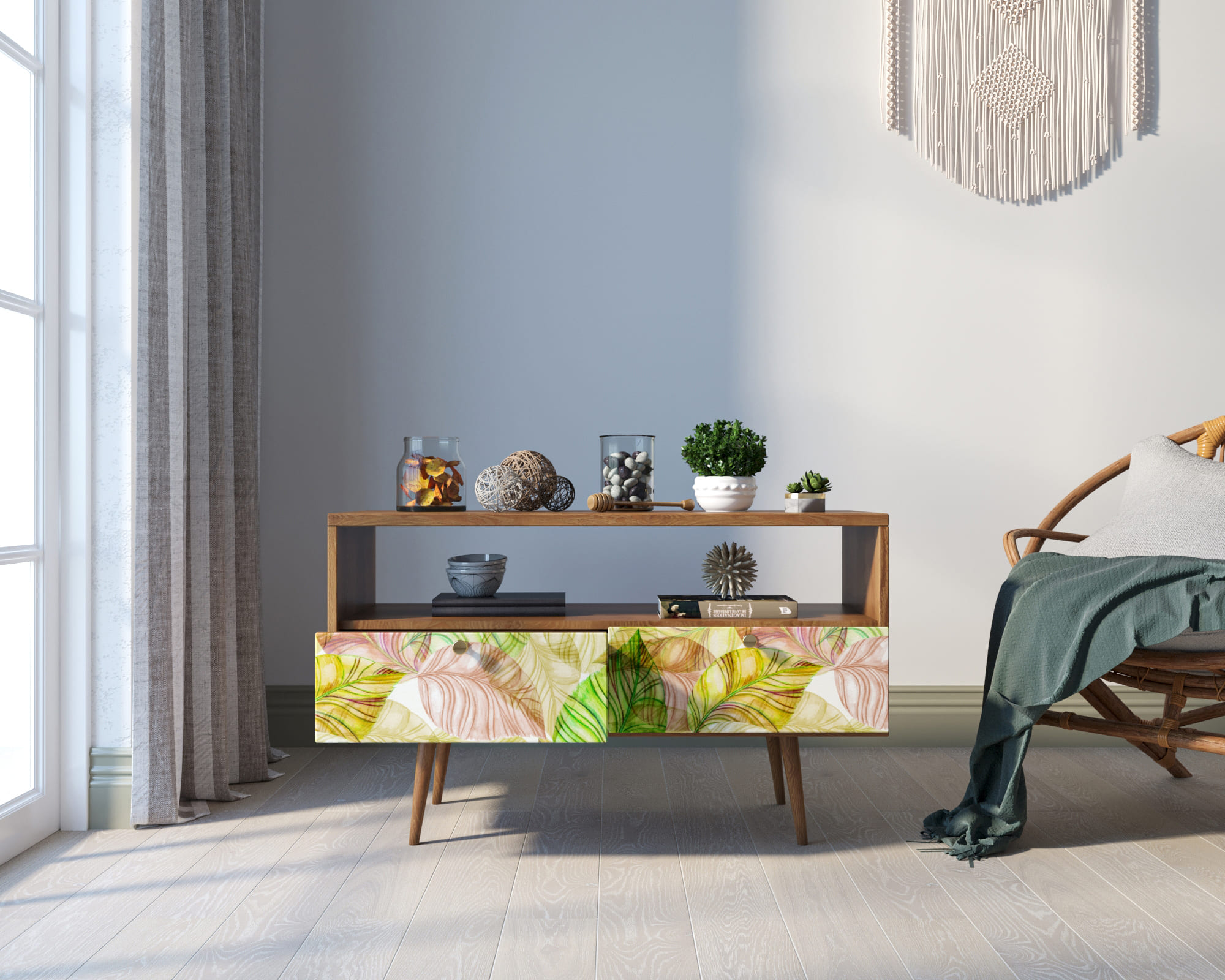 купить Консоль "Berber" с двумя ящиками принт 29 арт BB22/Print_29 в Москве купить Консоль "Berber" с двумя ящиками принт 29 арт BB22/Print_29