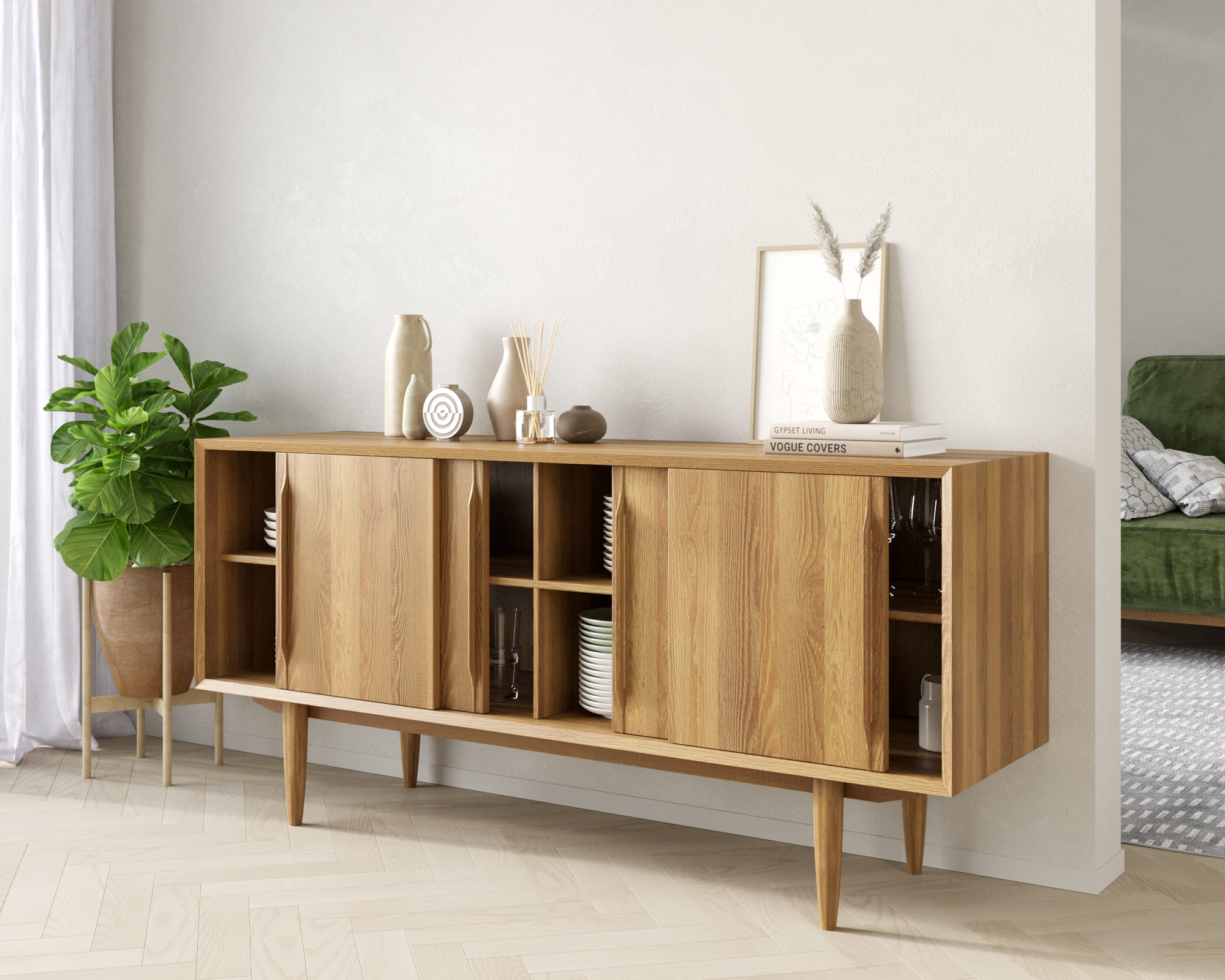 купить Комод "Bruni" четыре дверки арт BR23 в Москве купить Комод "Bruni" четыре дверки арт BR23