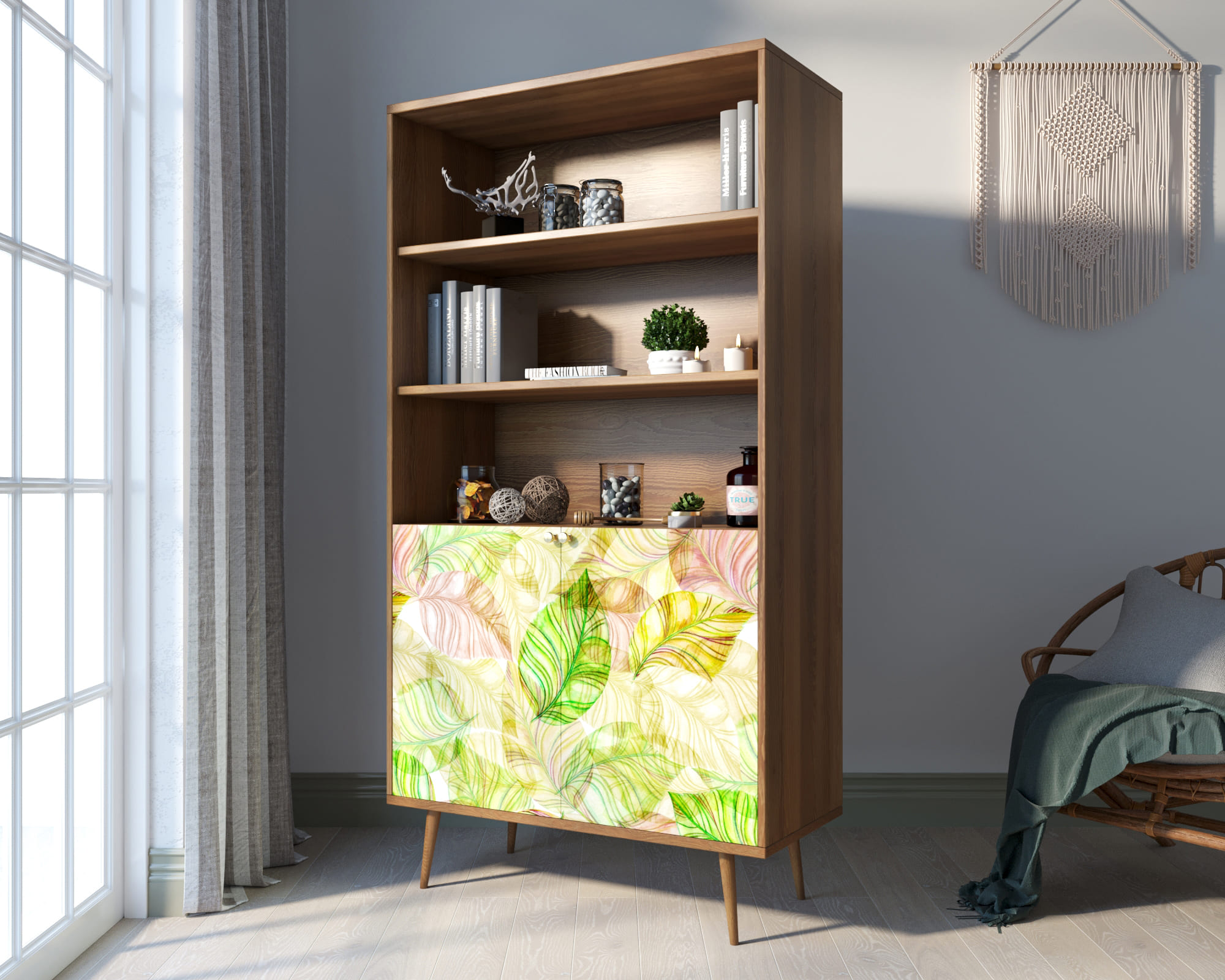 заказать Стеллаж с дверками "Berber" принт 29 арт BB26/Print_29 в Москве заказать Стеллаж с дверками "Berber" принт 29 арт BB26/Print_29