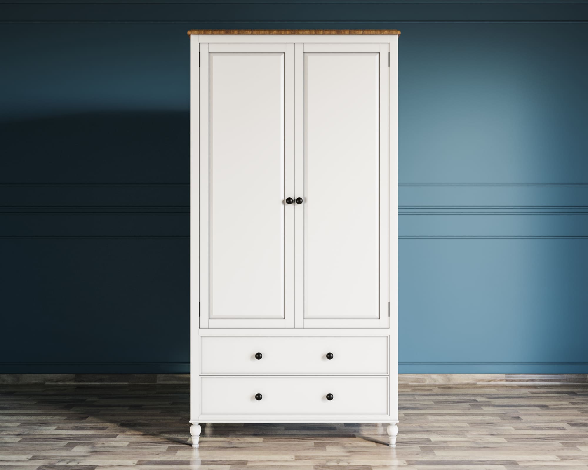 Шкаф двухстворчатый "Odri" с ящиками арт od2127KR в интернет-магазине в Москве Шкаф двухстворчатый "Odri" с ящиками арт od2127KR в интернет-магазине