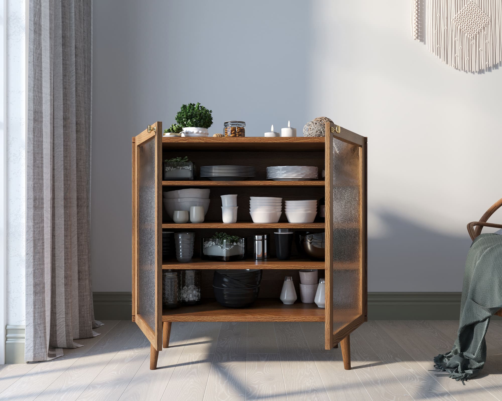 купить Буфет "Berber" с дверками малый принт 31 арт BB37/Print_31