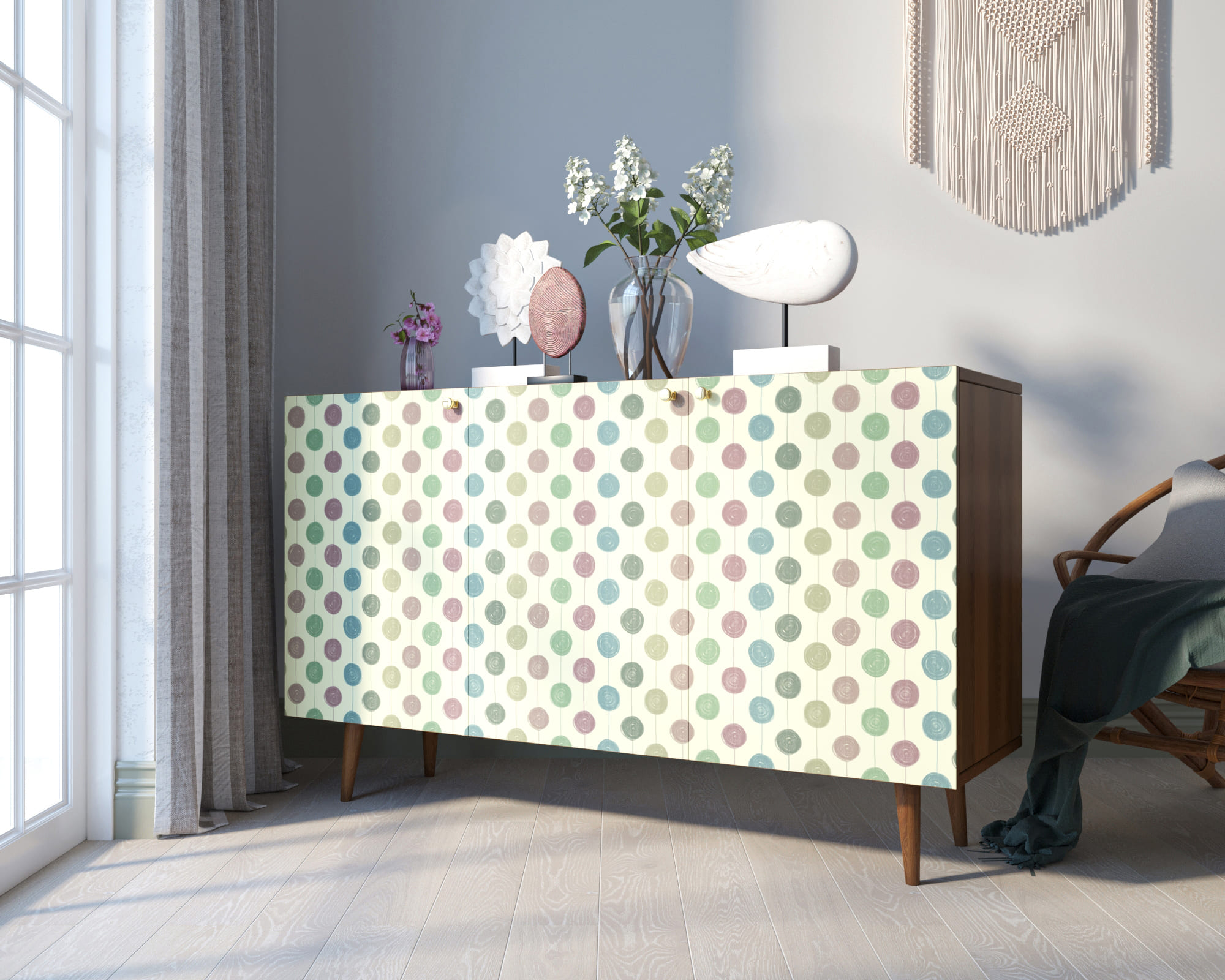 фото Комод "Berber" три дверки 24 принт арт BB01/Print_24 в Москве фото Комод "Berber" три дверки 24 принт арт BB01/Print_24