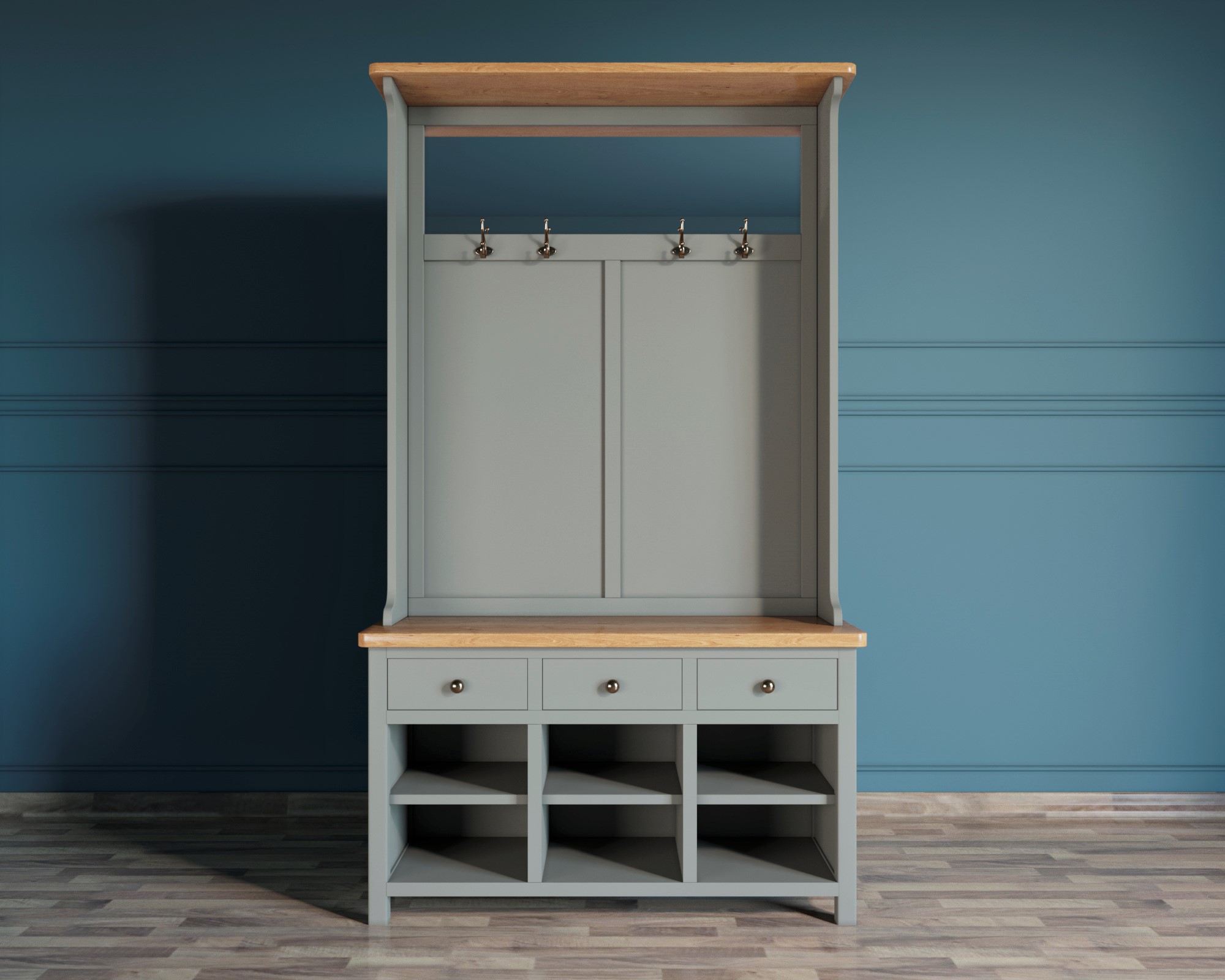 Прихожая Кантри "Jules Verne" в сером цвете арт JV13ETGG в интернет-магазине в Москве Прихожая Кантри "Jules Verne" в сером цвете арт JV13ETGG в интернет-магазине