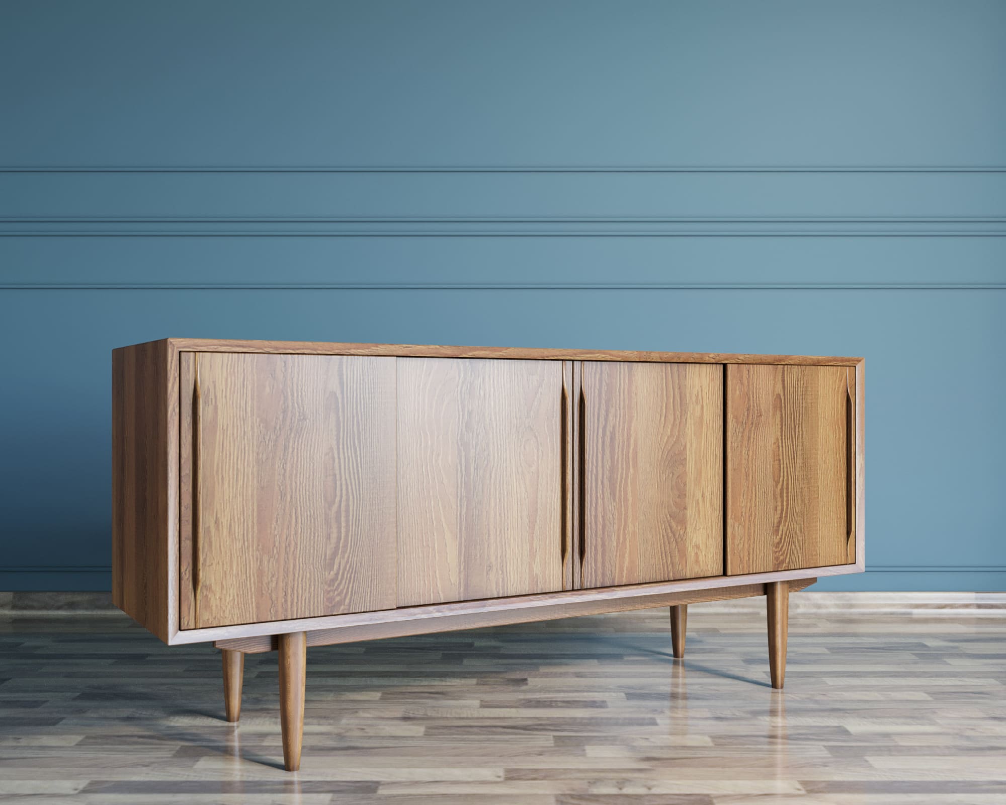 Комод "Bruni" четыре дверки арт BR23 в интерьере в Москве Комод "Bruni" четыре дверки арт BR23 в интерьере