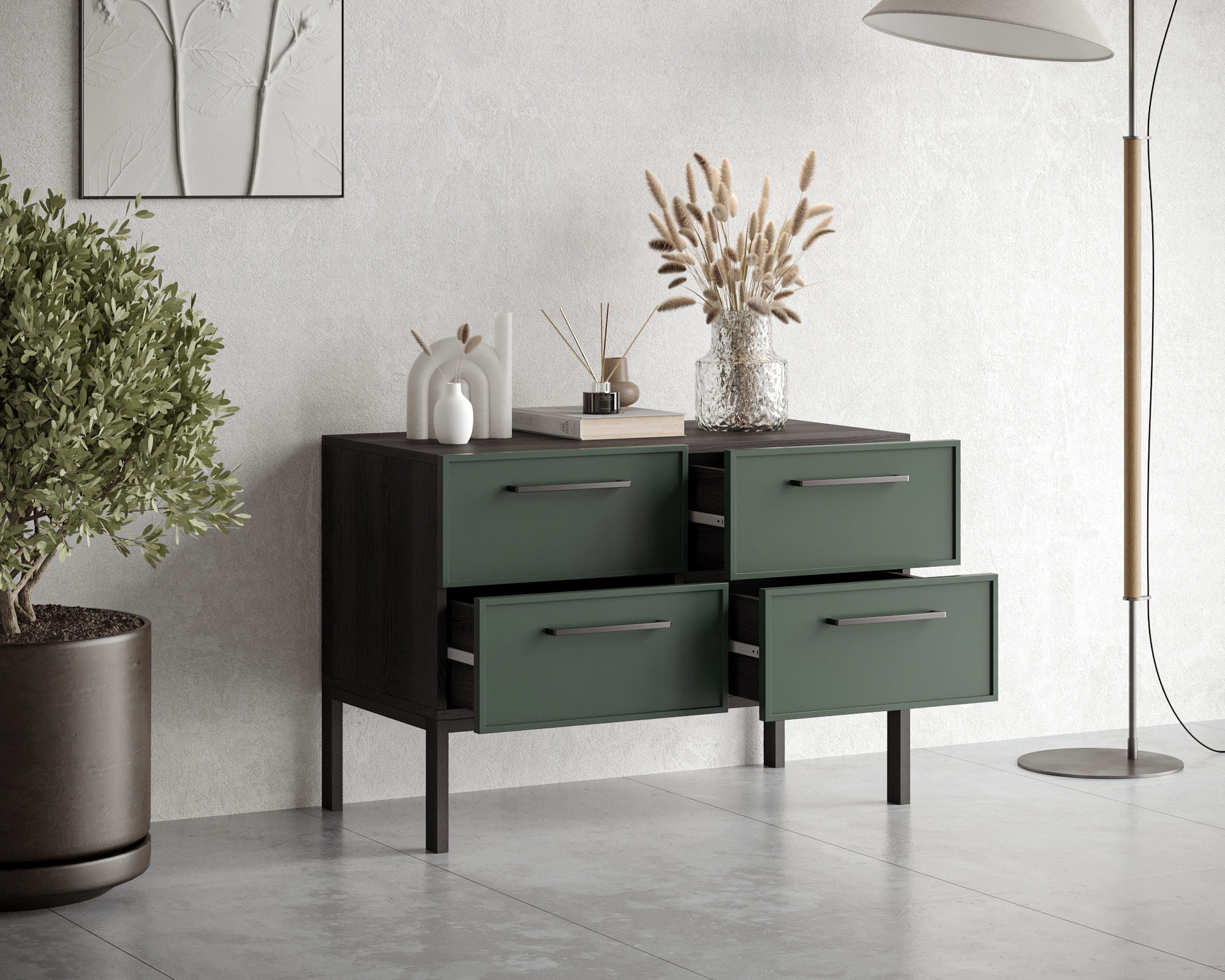 купить Комод с четырьмя ящиками "Nicole" арт NEM05G в Москве купить Комод с четырьмя ящиками "Nicole" арт NEM05G