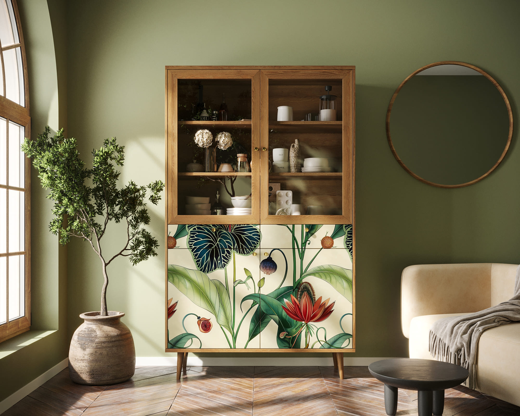 Буфет "Berber" арт BB07/Print_55 в интернет-магазине