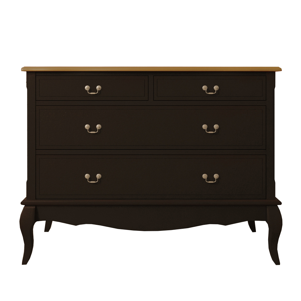 купить Комод «Leontina Black» на 4 ящика арт ST9315BLK в Москве купить Комод «Leontina Black» на 4 ящика арт ST9315BLK