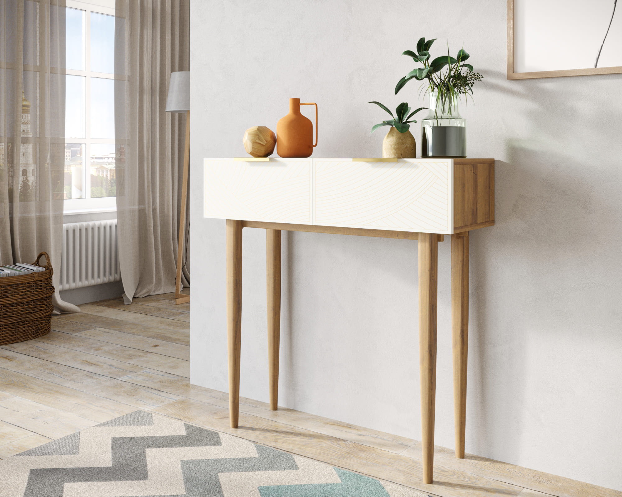 заказать Консоль с двумя ящиками "Line" LN16/GR1/beige