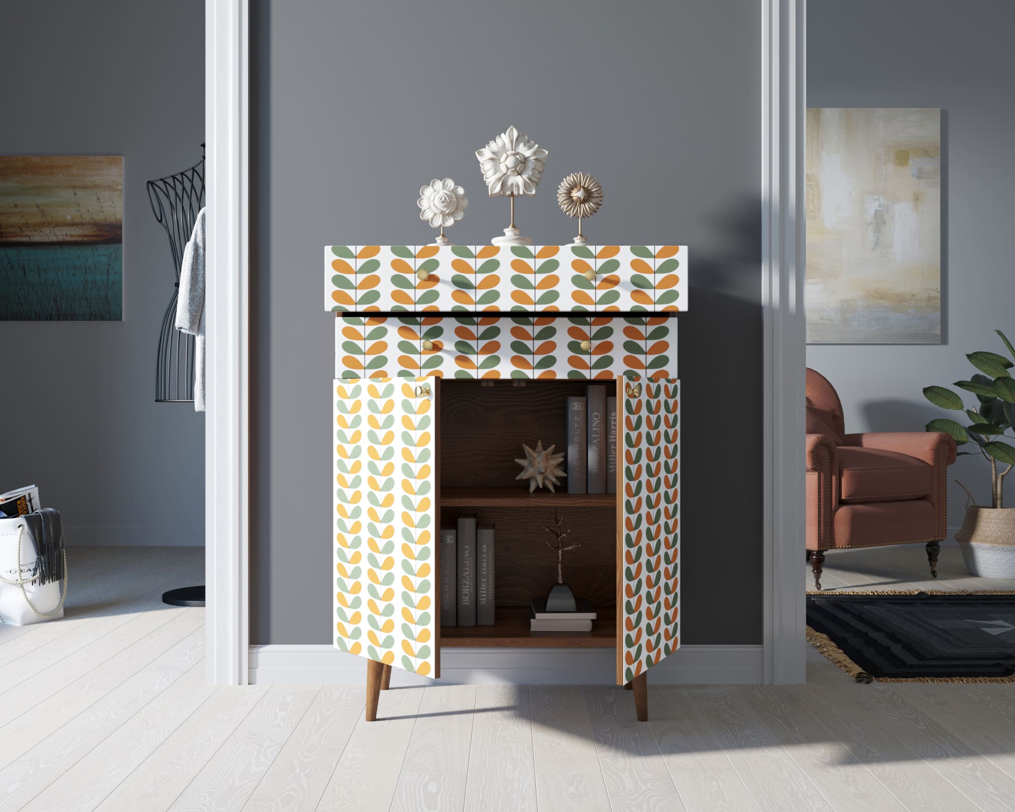 Комод "Berber" большой 23 принт арт BB12/Print_23 в интернет-магазине