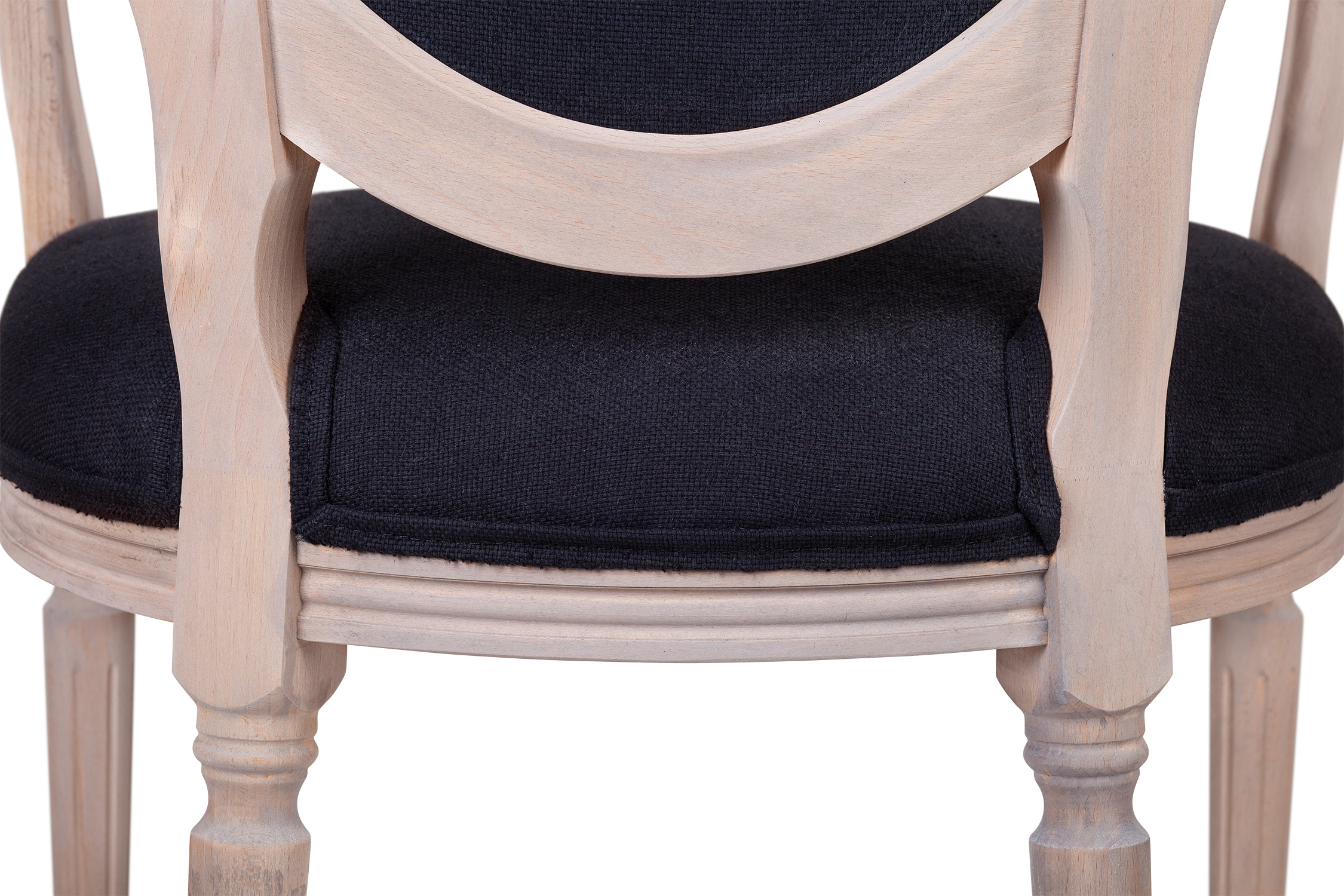 фото Мягкий стул с подлокотниками Delo Arm Black