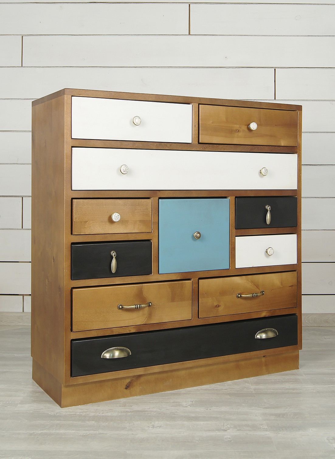 фото Комод для белья «Aquarelle Birch» 10 ящиков арт RE-19ETG/4