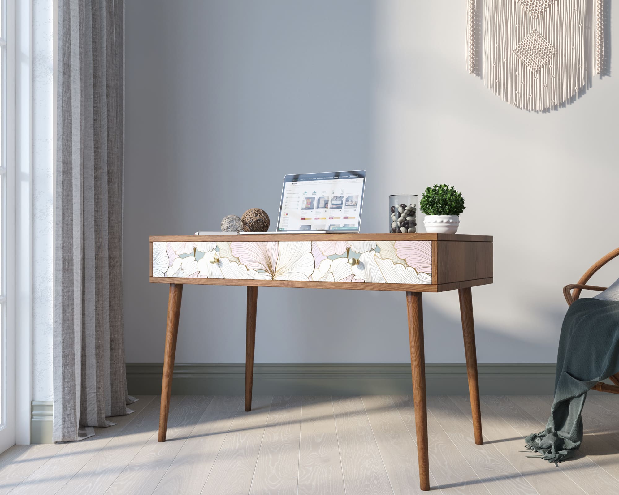 заказать Стол рабочий "Berber" малый принт 31 арт BB32/Print_31