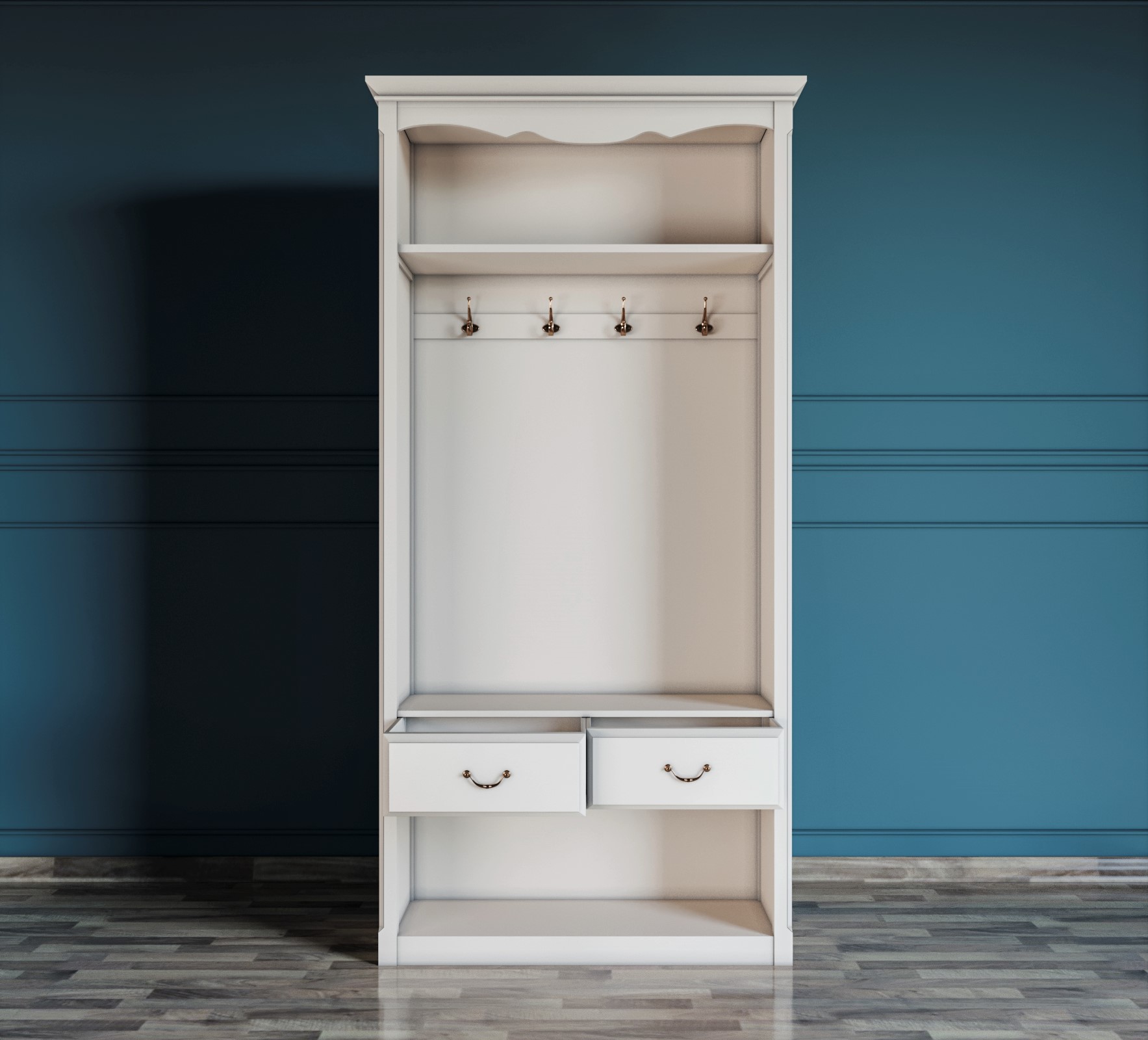 купить Шкаф-прихожая Leontina открытая арт ST9360 в Москве купить Шкаф-прихожая Leontina открытая арт ST9360