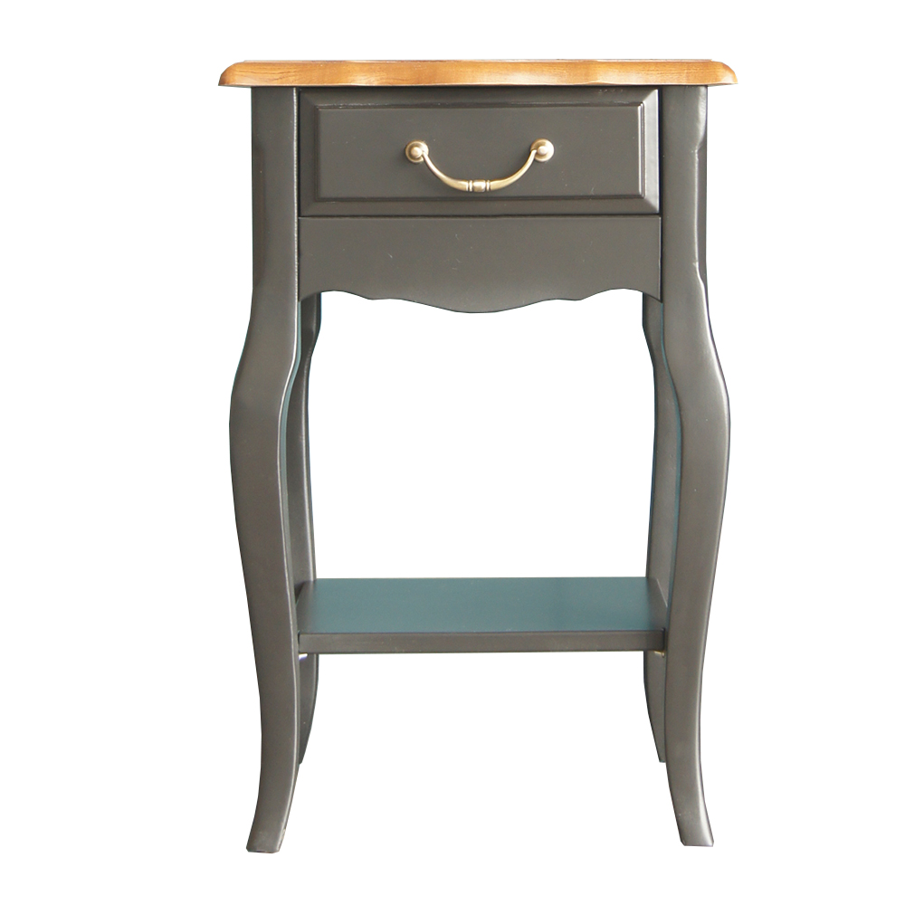 заказать Прикроватная тумба "Leontina Black" с одним ящиком