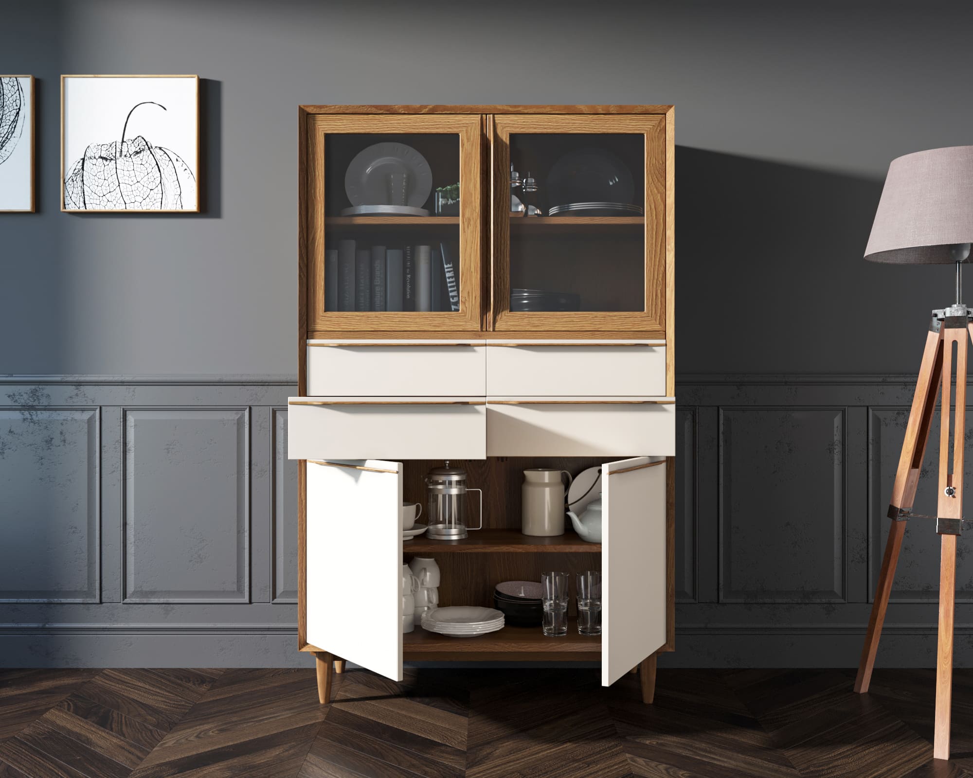 купить Буфет "Bruni white" большой арт BR35WH