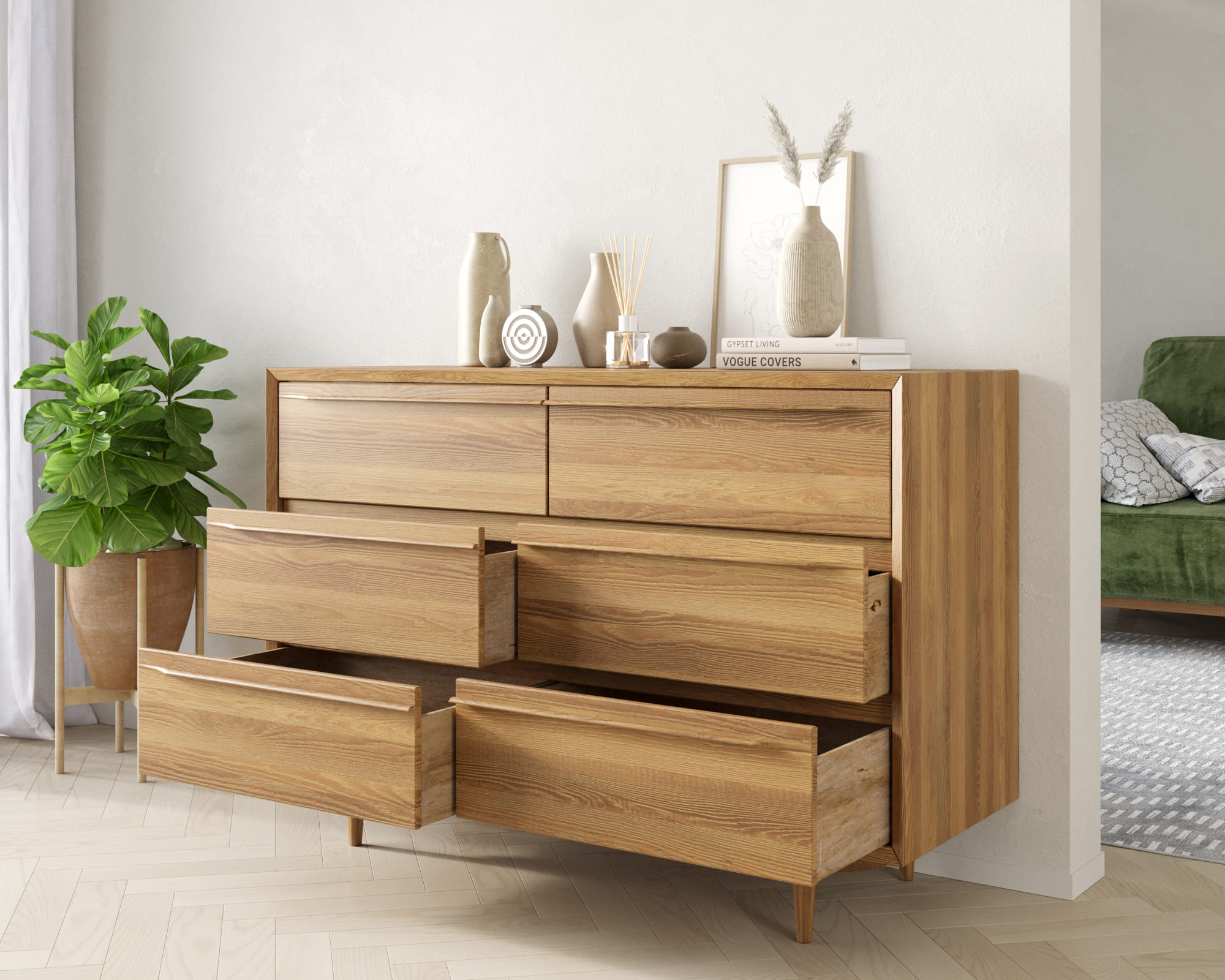 купить Комод "Bruni" с шестью ящиками арт BR05 в Москве купить Комод "Bruni" с шестью ящиками арт BR05