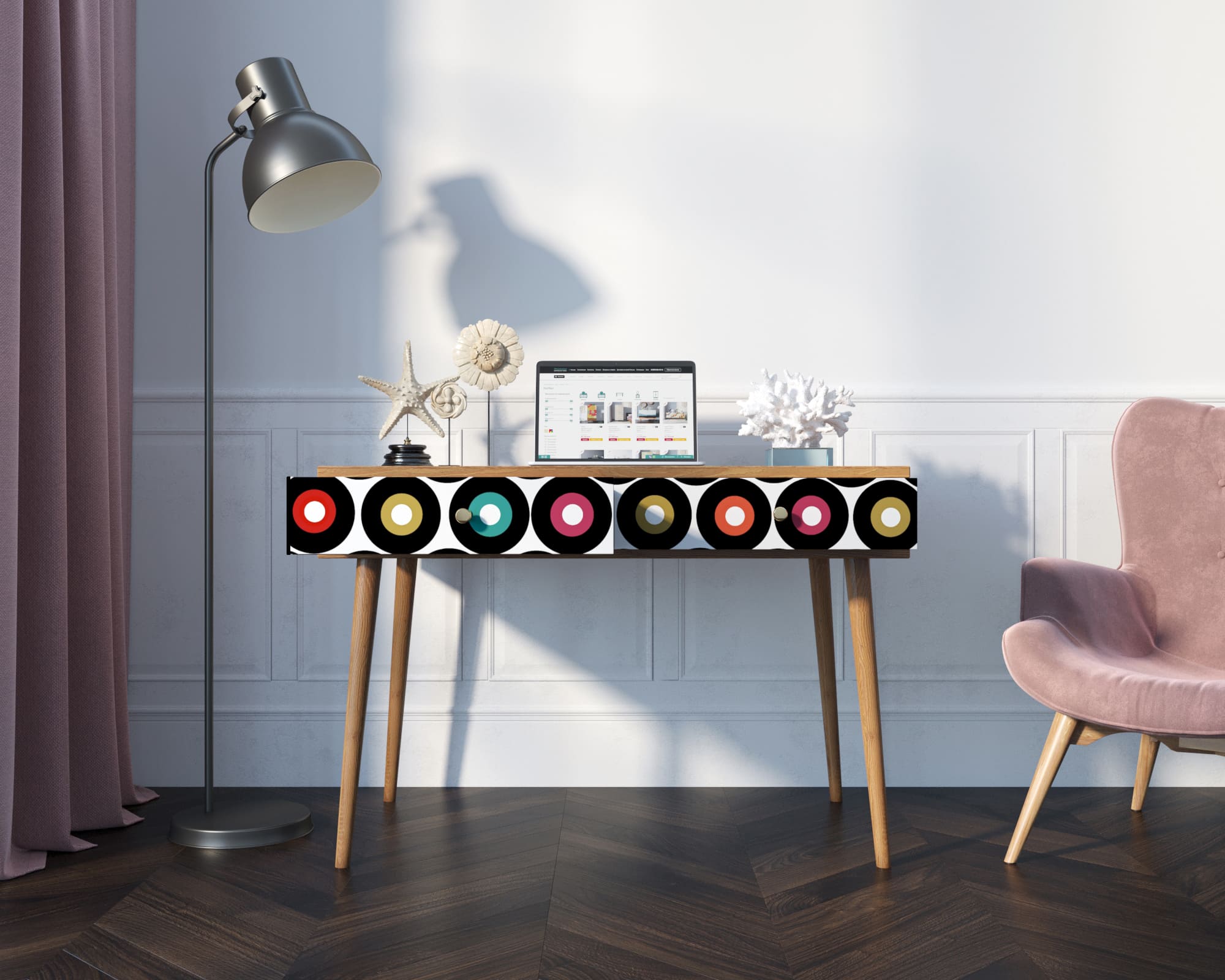 купить Стол рабочий "Berber" малый принт 37 арт BB32/Print_37 в Москве купить Стол рабочий "Berber" малый принт 37 арт BB32/Print_37