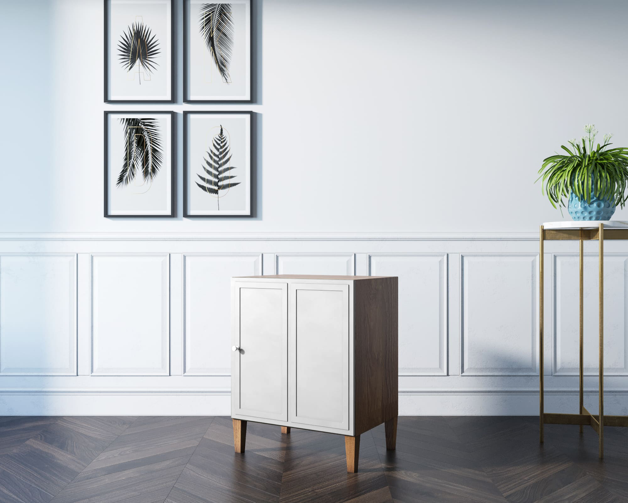 заказать Комод-тумба "Andersen" арт AN04WH