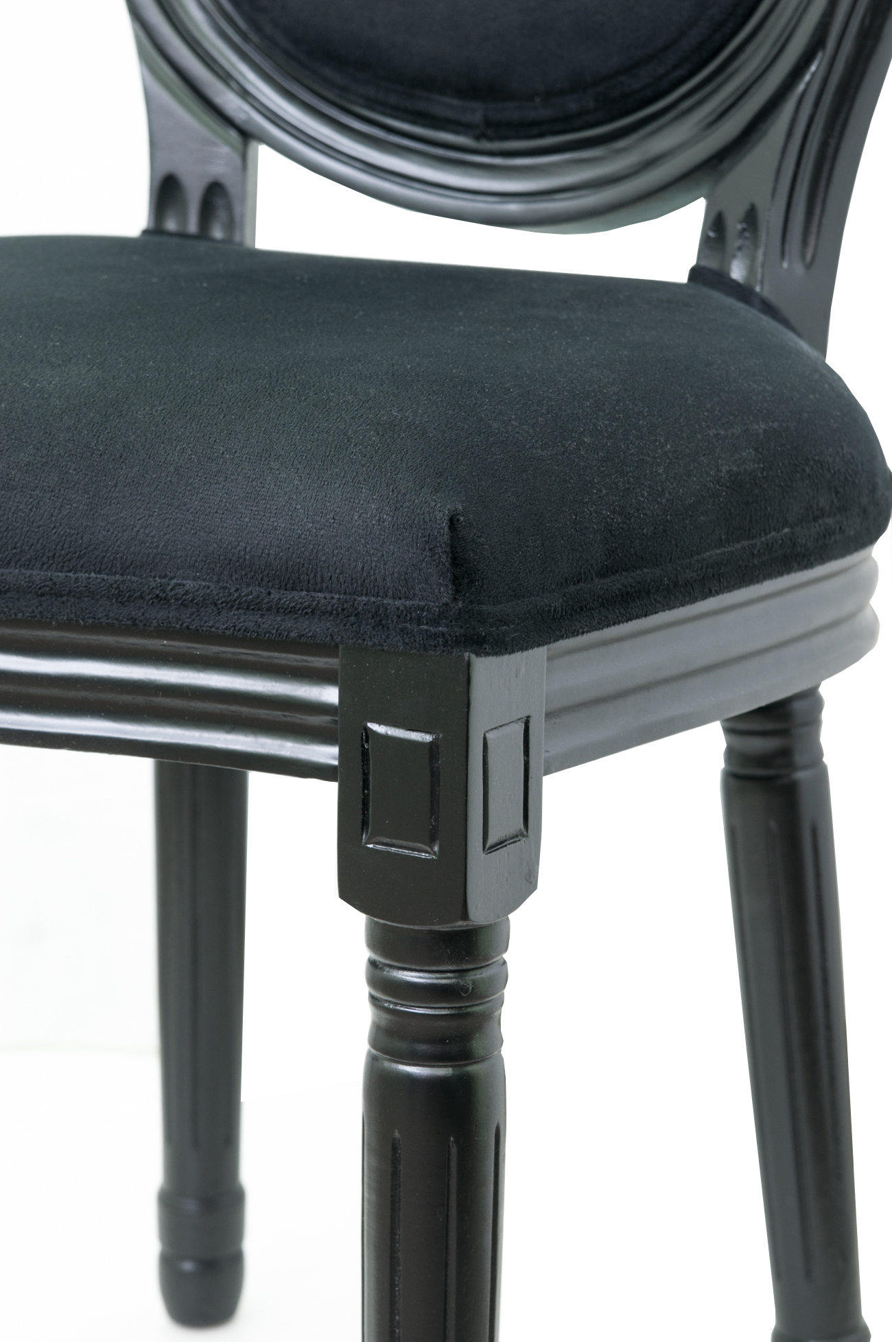 фото Дизайнерский обеденный стул модерн Volker Black