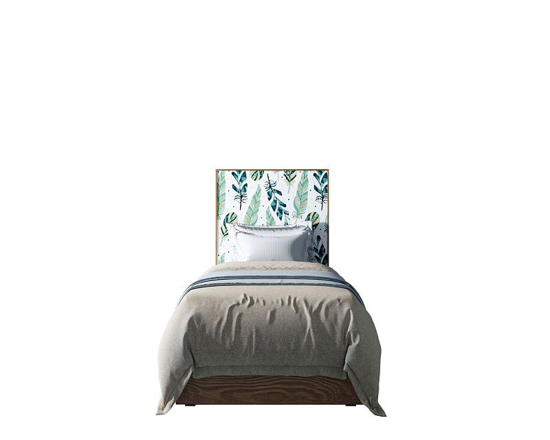 Кровать "Berber" 90х200 см принт 44 арт BB43/Print_44