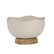 427511 Декоративная чаша MONYWA, H110 металл, дерево, бежевый, натуральный №0