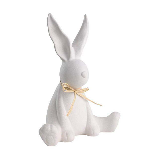 427901 Статуэтка Заяц GOPENG, H-215, фарфор, белый в Москве 427901 Статуэтка Заяц GOPENG, H-215, фарфор, белый