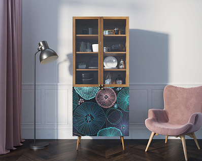 Буфет "Berber" малый принт 32 арт BB30/Print_32