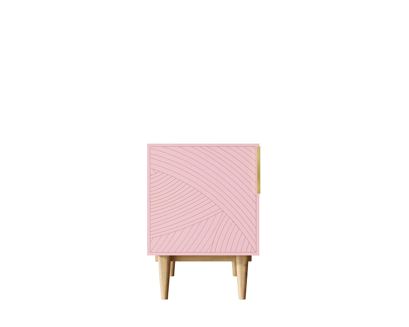 Тумбочка с дверкой "Line" LN08/GR1/pink в Москве Тумбочка с дверкой "Line" LN08/GR1/pink