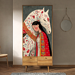 Шкаф двухстворчатый "Berber Art "Девушка и конь" арт BB16/Art13 №0