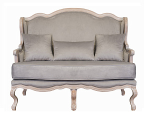 Двухместный дизайнерский диван Brody Double grey в Москве