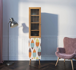 Буфет "Berber" узкий принт 48 арт BB39/Print_48