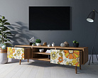 Комод "Berber" с нишей низкий под TV принт 47 арт BB49/Print_47 №1