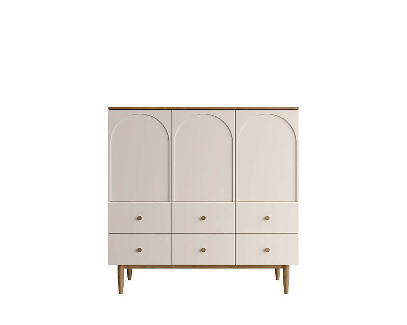 Комод с тремя дверками и шестью ящиками "Arka" AR18 в Москве Комод с тремя дверками и шестью ящиками "Arka" AR18