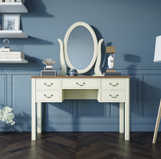 Бежевый туалетный стол "Olivia" арт GA2006C