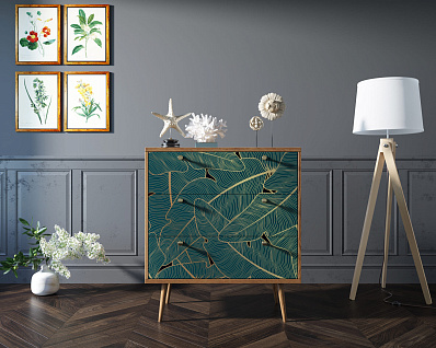 Комод "Berber" три ящика 41 принт арт BB40/Print_41