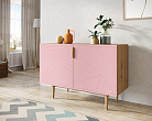 Комод с двумя дверками "Line" LN01/GR1/pink №2