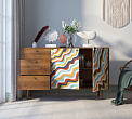 Комод "Berber" с двумя дверками и ящиками 21 принт арт BB05/Print_21 №1