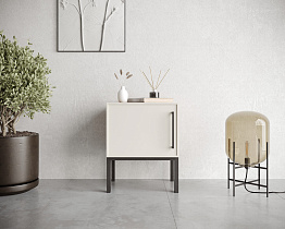 Тумбочка с дверкой "Nicole" NLN08 Белый