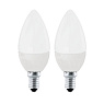 Светодиодная лампа " Свеча" , 2х4W (E14), 3000K, 320lm, 2 шт. в комплекте