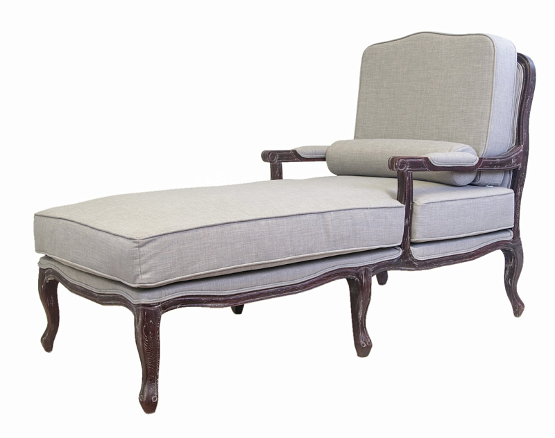 Односпальная кушетка Yalena цвет светло серый в Москве Односпальная кушетка Yalena цвет светло серый