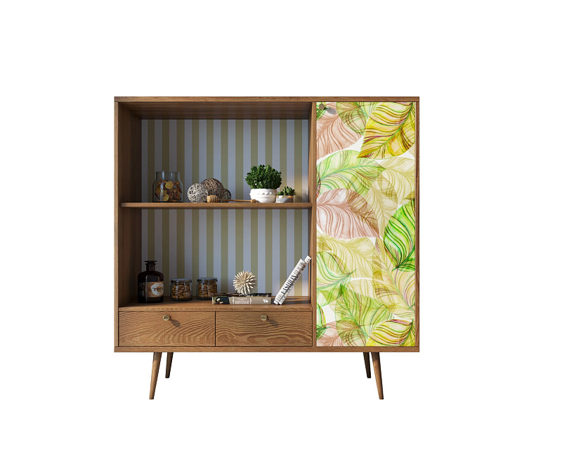 Стеллаж с нишей "Berber" принт 29 арт BB28/Print_29 в Москве Стеллаж с нишей "Berber" принт 29 арт BB28/Print_29