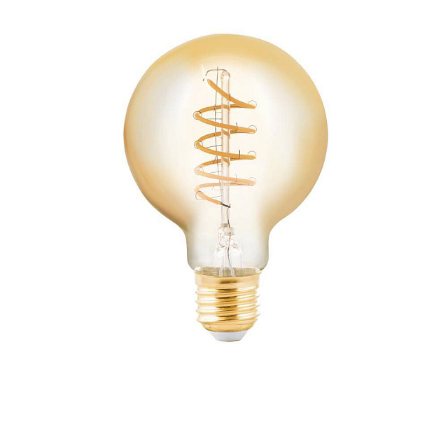 Лампа светодиод G80, 4W(E27), 245lm, 2200K янтарный в Москве Лампа светодиод G80, 4W(E27), 245lm, 2200K янтарный