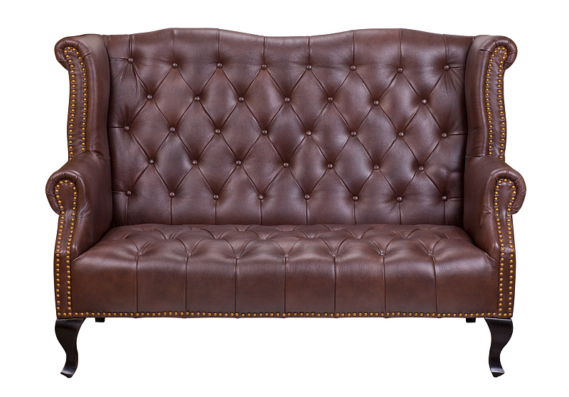 Кожаный дизайнерский диван лофт Royal Sofa Brown