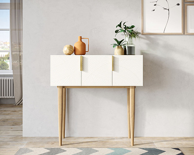 Консоль с тремя дверками "Line" LN15/GR1/beige