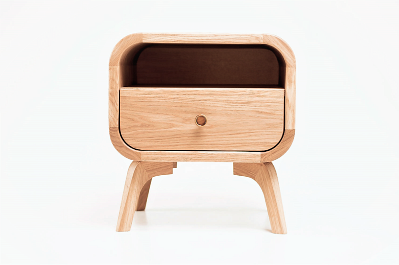 Тумба в Скандинавском стиле "Ellipse" арт EL19/1 Коричневый